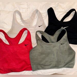 LOT Nike swoosh sports bras